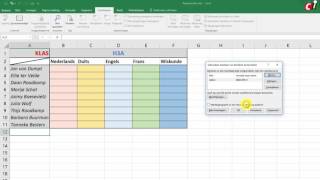 Excel 2016 - Werkblad beveiligen