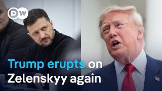 Trump calls for new Ukrainian leader — 'A new low' for US-Ukraine relations | DW News