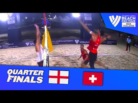 Bello, Ja./Bello, Jo. vs. Heidrich/Dillier - Quarter Finals Highlights Goa 2023 #BeachProTour