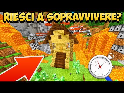 QUANTO A LUNGO PUOI SOPRAVVIVERE? MINECRAFT ITA