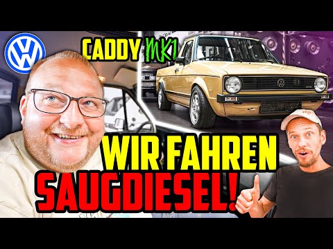 UNGLAUBLICHER Zustand! - VW Caddy MK1 - Im SAUGDIESEL durch Dortmund!