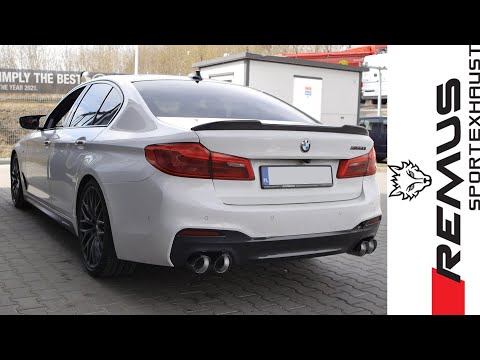 BMW M550i G30 | Wydech cat-back Remus Exhaust | Wydechowe.pl