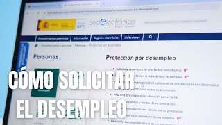 Cómo solicitar la prestación por desempleo