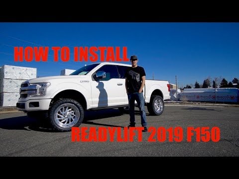 HOW TO INSTALL READY LIFT 3.5\" SST LIFT KIT FORD F150!