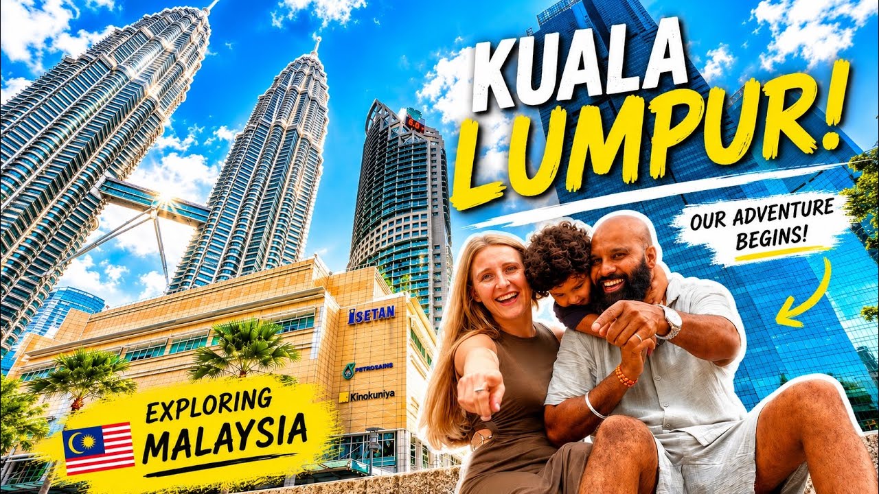 We Landed in Kuala Lumpur… and Didn’t Expect This! 🇲🇾