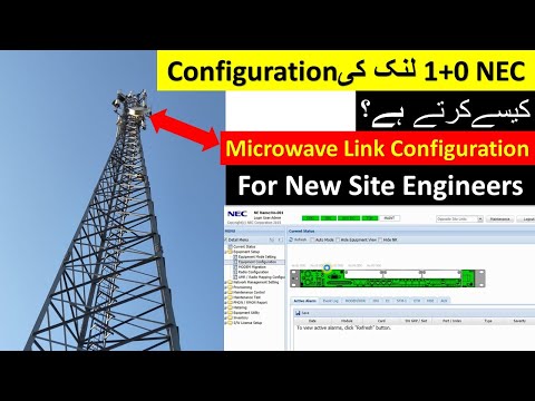 How To Configure 1+0 NEC Microwave Link || 1+0 Link Configuration || PK Telecommunications
