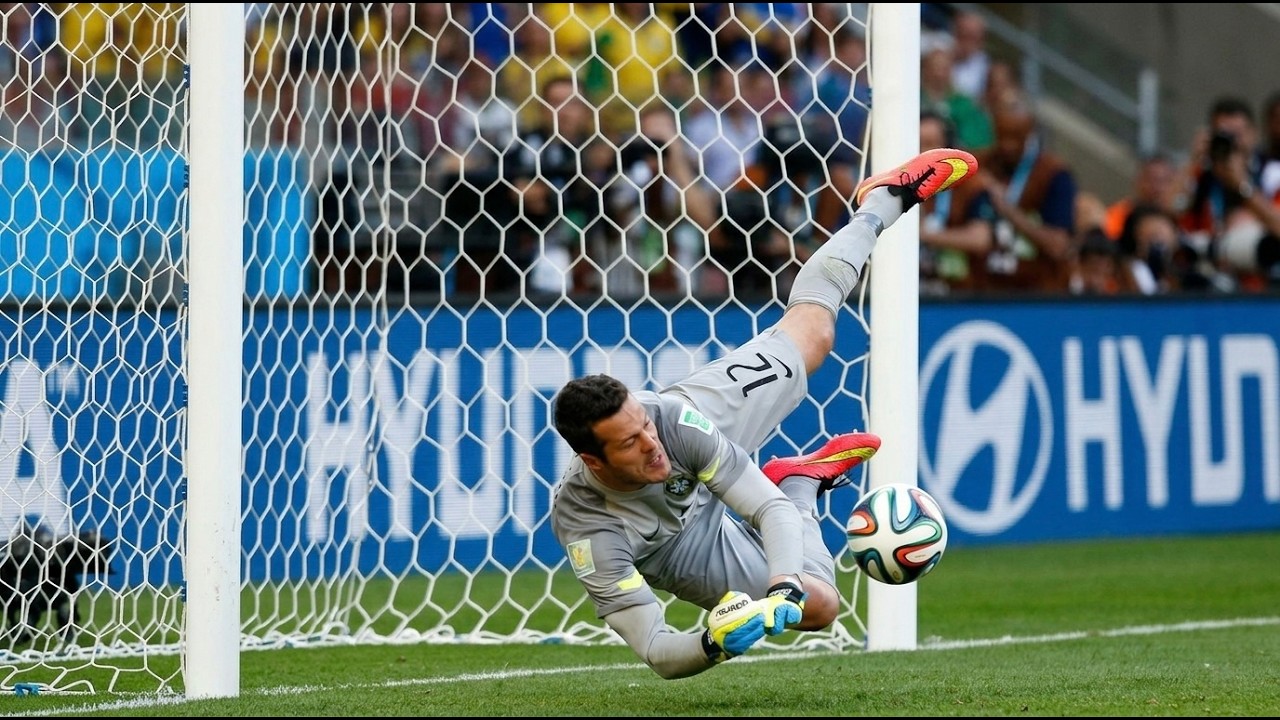 O DIA QUE JÚLIO CÉSAR SALVOU O BRASIL NOS PÊNALTIS CONTRA O CHILE!