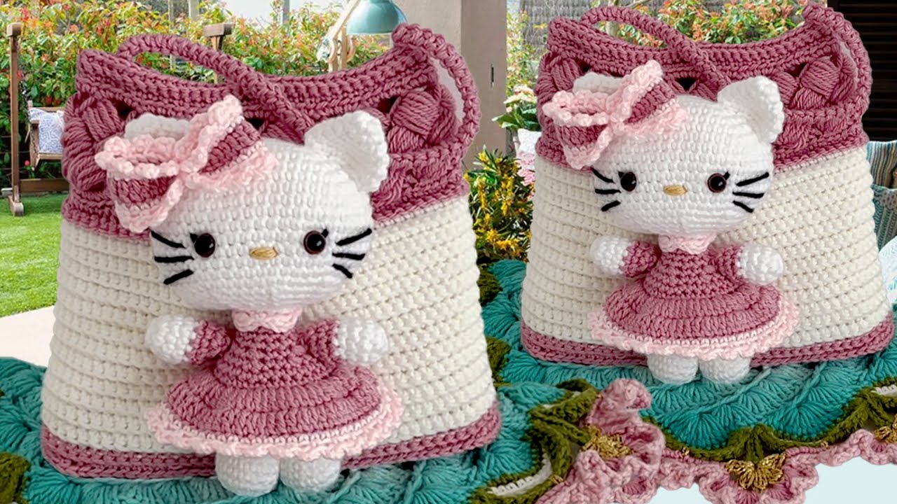 Como hacer un Bolso HELLO KITTY Lindo Bonito para Regalar o Vender