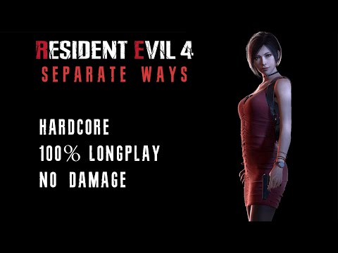 Resident Evil 4 Remake - Separate Ways - 100% Walkthrough - Hardcore - No Damage - Longplay