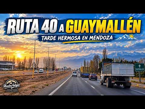 🔥🏔️🛣️ 8 DE SEPTIEMBRE DE 2026: RUMBO A GUAYMALLÉN POR LA RUTA 40 UNA TARDE DE POSTAL EN MENDOZA 🇦🇷☀️