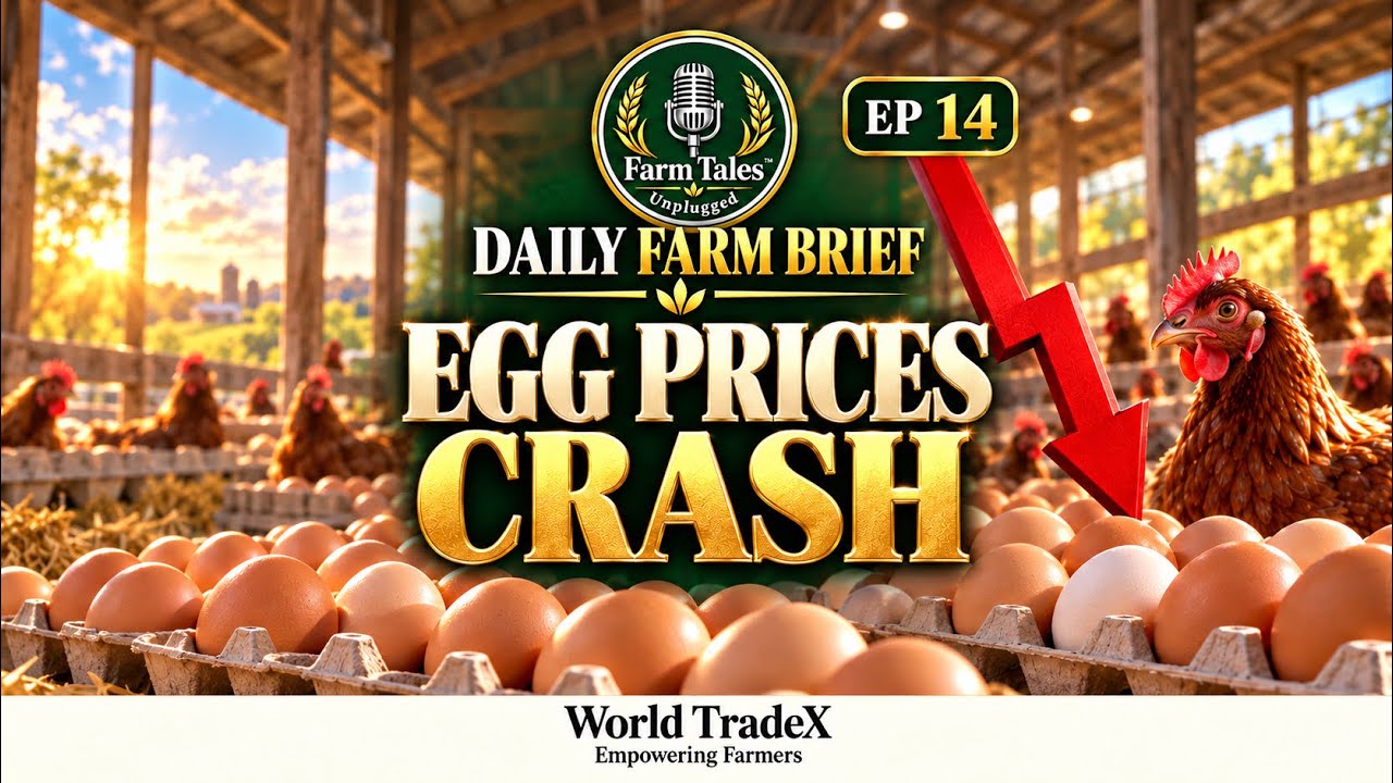 Egg Prices Crash, U.S. Sugar Growers Struggle & Farm Drones Go Autonomous | Daily Farm Brief