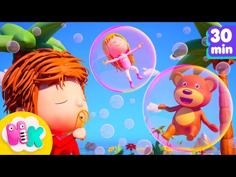 🫧 Blåse Såpebobler 🫧 Barnesanger på Norsk | HeyKids