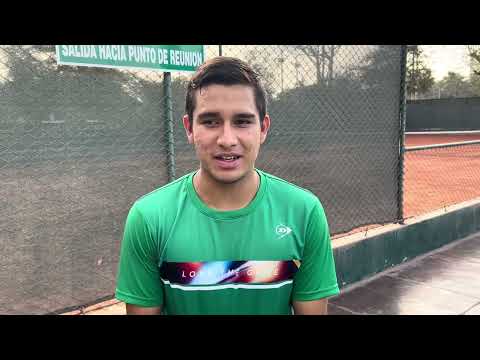 Gonzalo Bueno: "Muy contento de poder disputar mi primera final a nivel Challenger"