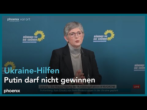 Klausur B'90/Die Grünen: Auftaktstatement von Britta Haßelmann, Katharina Dröge und Robert Habeck