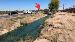This Crystal Clear Roadside Ditch Was LOADED w/ Fish!