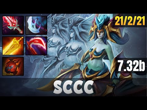 SCCC Naga Siren TOP LANE Gameplay WITH 21 KILLS | Dota 2 Full Game