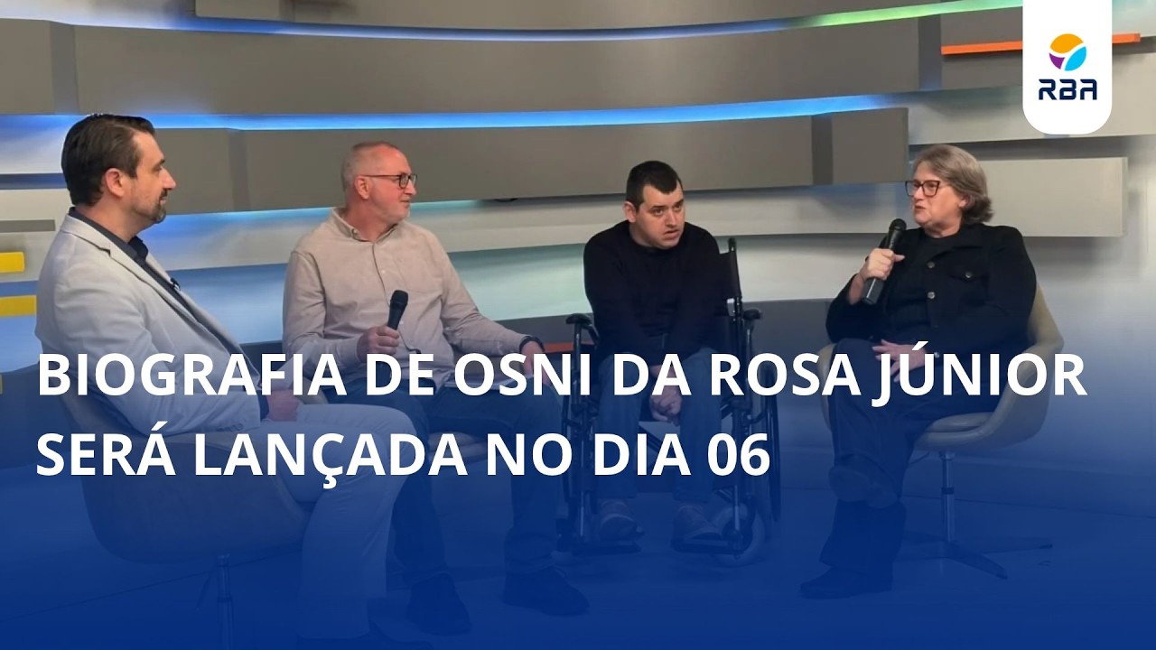 Biografia de Osni da Rosa Júnior será lançada no dia 06