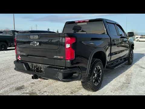 2022 Chevrolet Silverado 1500 Crew Cab Short Box 4-Wheel Drive ZR2 in Black for sale at Bannister Chevrolet Buick GMC Ltd Edson in Edson, AB