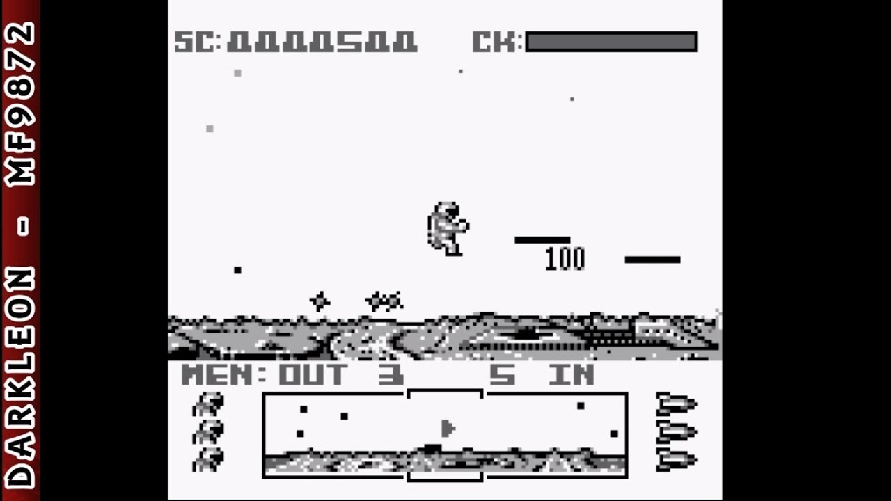 Game Boy - Dropzone © 1992 Mindscape - Gameplay