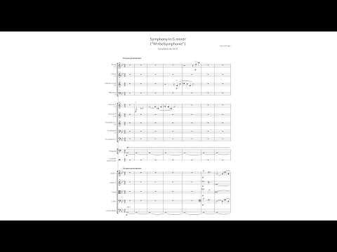 Julius Röntgen – Symphony G minor ("Wirbelsymphonie")