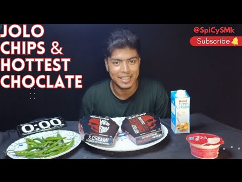 JOLO CHIP & HOTTEST CHOCOLATE I JHAL MANEI JIVE JOL I @SpiCySMk #chili #jolochip #chocolate #viral