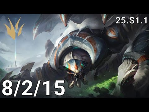 Skarner Jungle vs Rengar - EUW grandmaster | Patch 25.S1.1