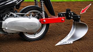 The Farmer Mounted a Plow Blade on a Scooter! Turning It Into a Billion-Dollar Tool