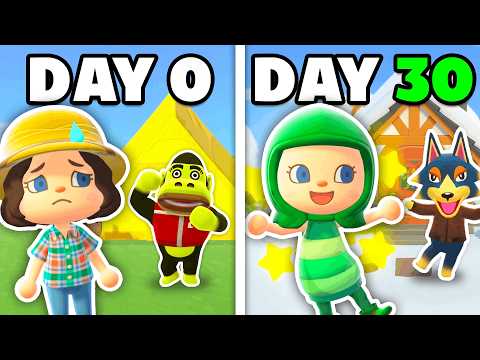 I Played One Month In Animal Crossing New Horizons