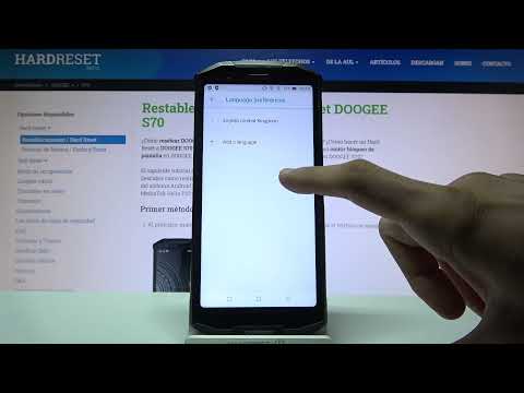 Cómo se pone en español un DOOGEE S70 - cambiar el idioma a español