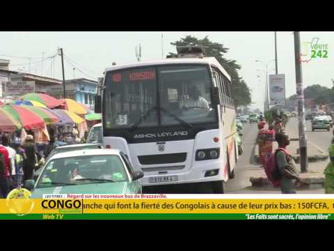 VÉRITÉ 242: Brazzaville, transport en commun - nouveaux bus (STUP)