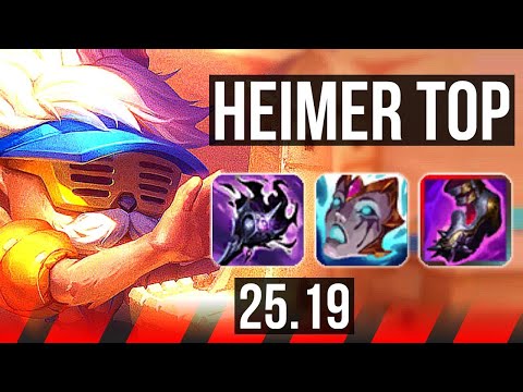 HEIMERDINGER vs FIORA (TOP) | 11 solo kills, Legendary | KR Master | 25.19