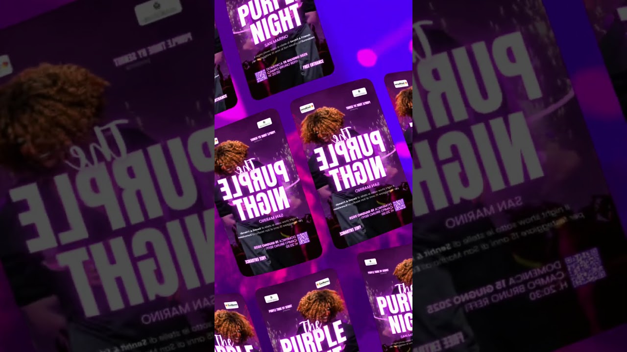 The Purple Night – Official Reveal | 15.06.2025 · San Marino · Free Entrance