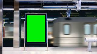 Download lagu Green screen effect billboard at train crossing mp3 Download lagu Green screen effect billboard at train crossing mp3