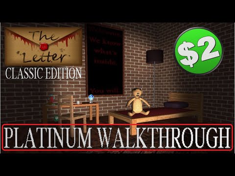 The Letter Classic Edition 100% Platinum Walkthrough - Easy & Cheap Platinum Game