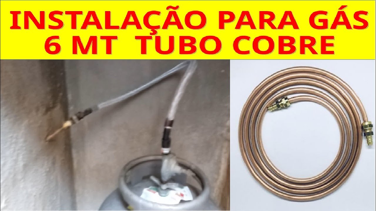 Watch Now Instalação de gás com tubo de cobre externa a 6 metros Instalação de gás com tubo de cobre externa a 6 metros
