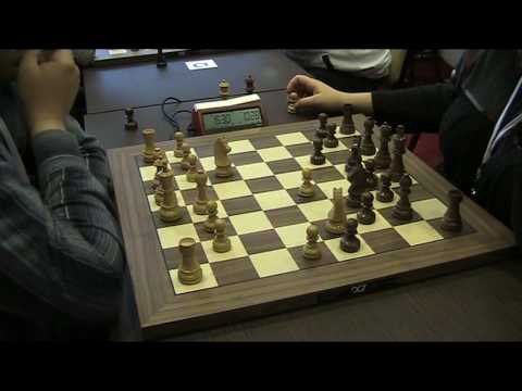 GM Onischuk Vladimir - WFM Rozhko Mariya, Pirz defence, Rapid Chess