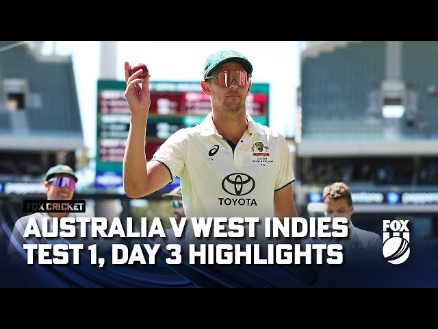 Australia v West Indies – First Test, Day 3 Highlights I 19/01/24 I Fox Cricket