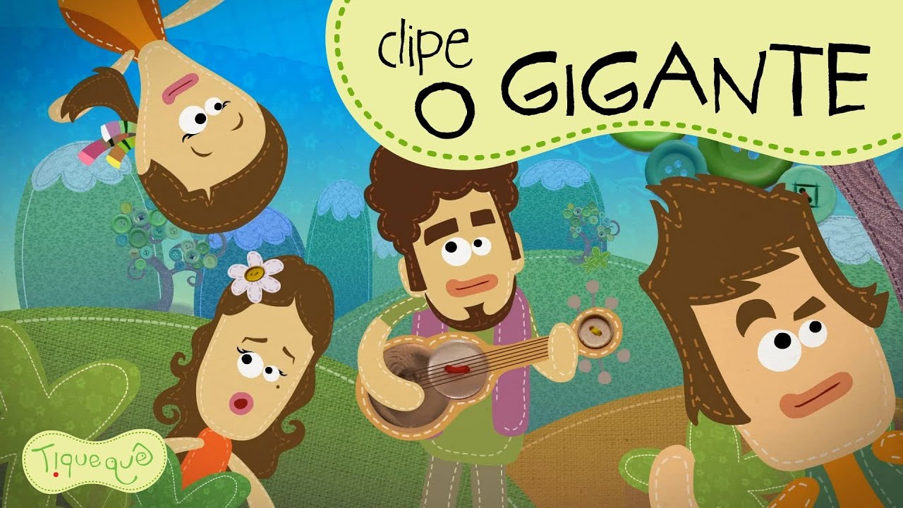 Video Musical "O Gigante" clipe animado do Tiquequê