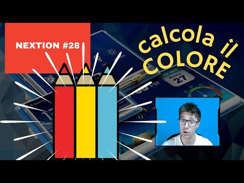 Come funzionano i COLORI sui DISPLAY NEXTION ?! - Nextion #28