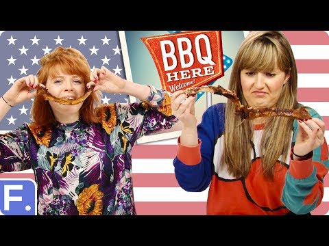 Irish People Try American BBQ Video