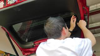 Rear hatch interior panel removal Mitsubishi Outlander 2013 2021