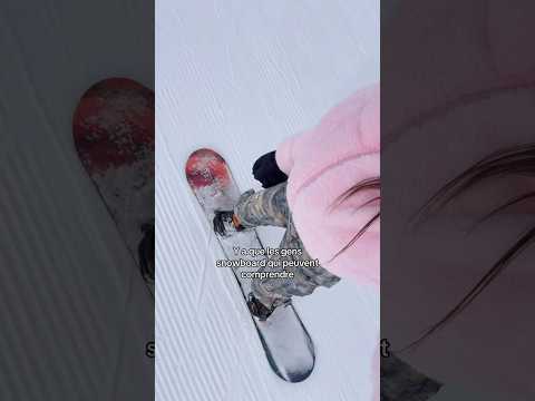 La hantise de tout les snowboarders 🙉