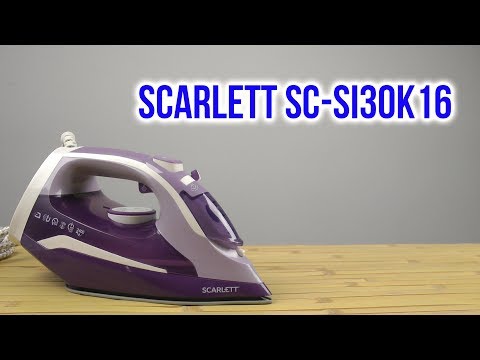 Утюг Scarlett SC-SI30K16 фиолетовый - Видео