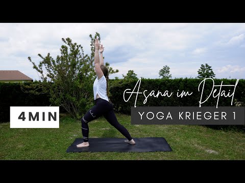4 MIN I Yoga I Krieger 1 im Detail