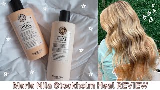 Maria Nila Stockholm Head & Hair HEAL Shampoo + Conditioner REVIEW | hair care