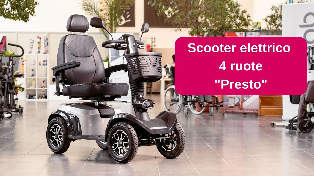 Presto è uno scooter elettrico per disabili e anziani • disabiliabili.net