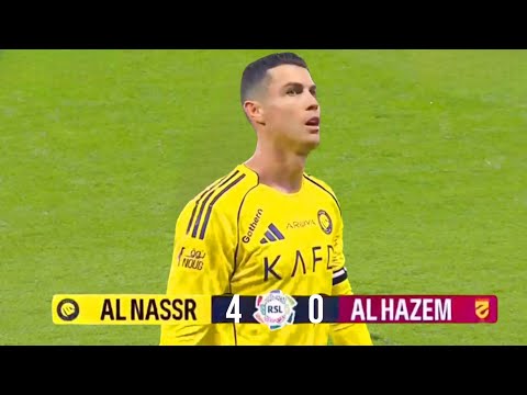 RONALDO NEVER STOPS SCORING🔥⚽ FULL HIGHLIGHT AL HAZEM VS AL NASSR | SAUDI LEAGUE 25/2026 | FANSCAM