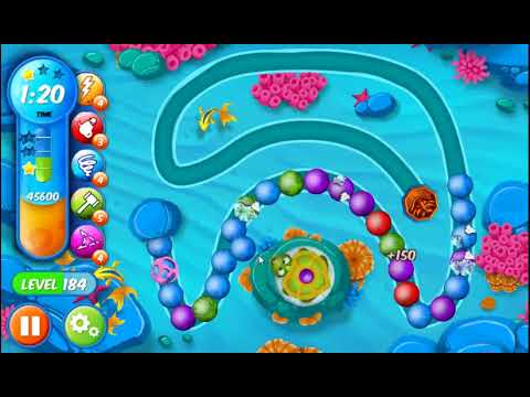 Marble Woka Woka Level 184 - NO BOOSTERS 🐢 | SKILLGAMING ✔️