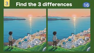 Find the differences and activate your brain! Prevent aging by doing a little every day!038