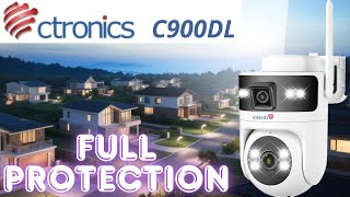 Download the video "CTRONICS C900DL - DUAL LENS SECURITY CAM - FULL TEST"